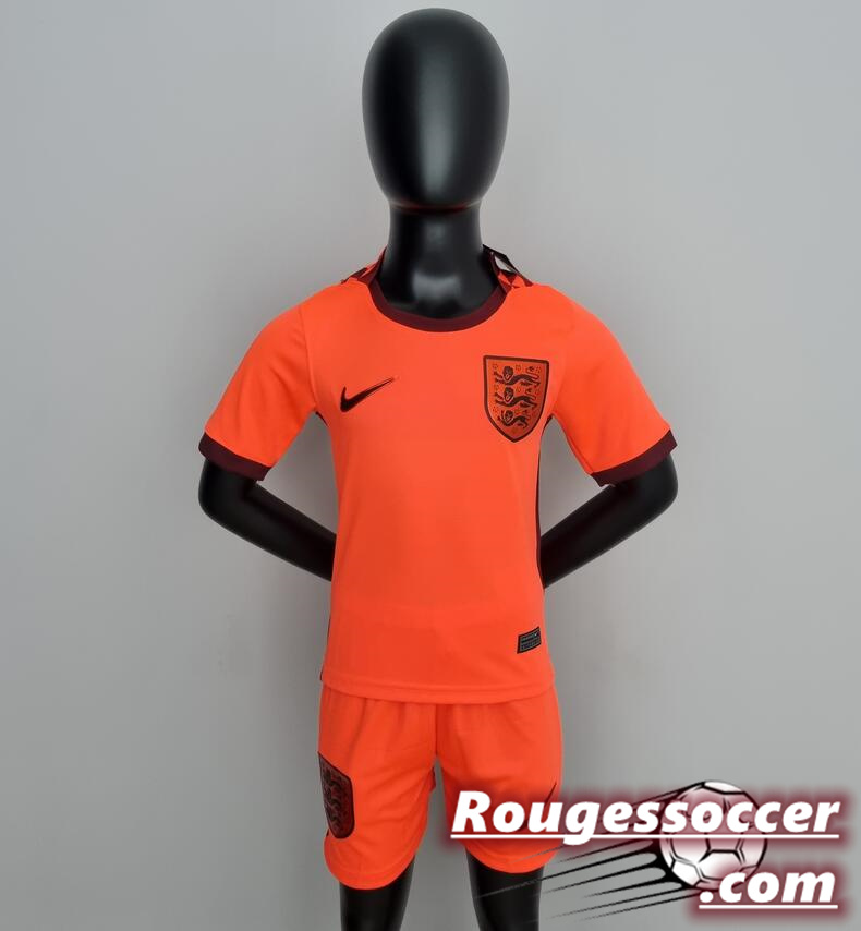 Leaked England Kids Away Soccer Kits Shirt With Shorts 2022/23